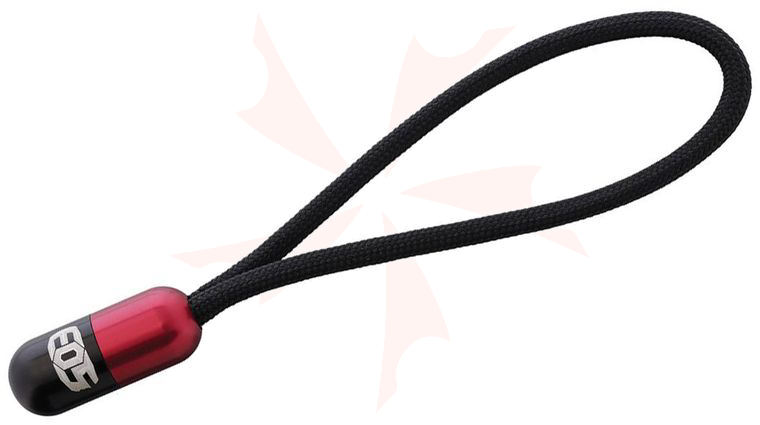 EOS Red/Black Aluminum Pill Bead