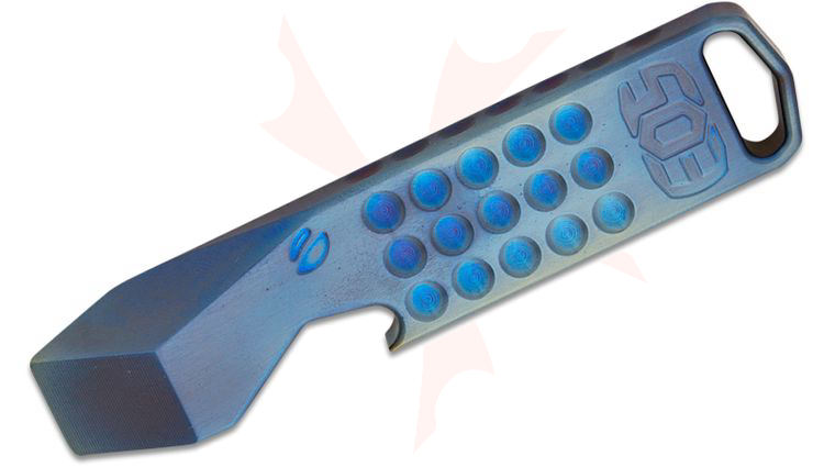 EOS Flamed Titanium MAKO Pry Bar Mini Multi-Tool