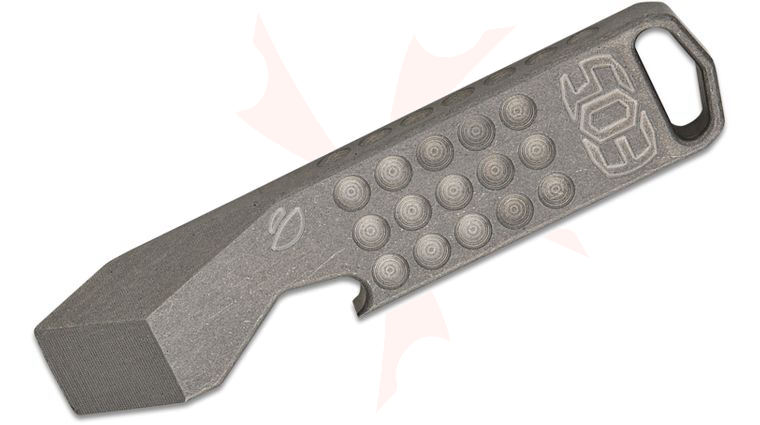 EOS Stonewashed Titanium MAKO Pry Bar Mini Multi-Tool
