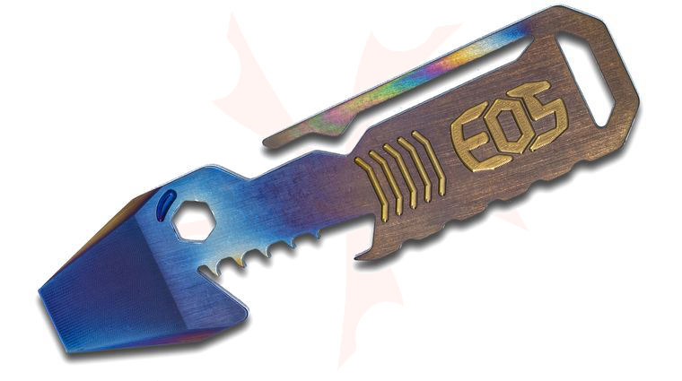 EOS Titanium TiShark Pry Bar Multi-Tool, Flamed