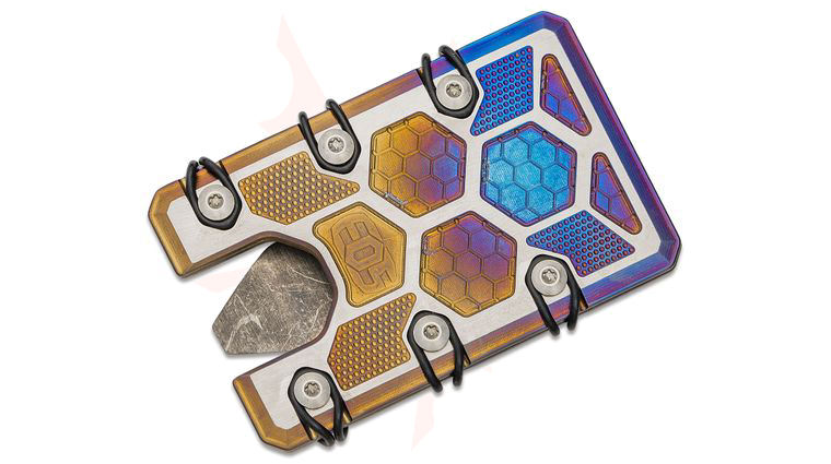 EOS Titanium 2.5 Wallet, Flamed Two-Tone