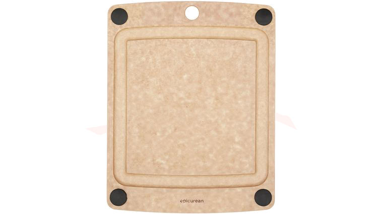 Epicurean All-In-One Wood Fiber Cutting Board, Natural/Black Feet, 11.5 inch × 9 inch