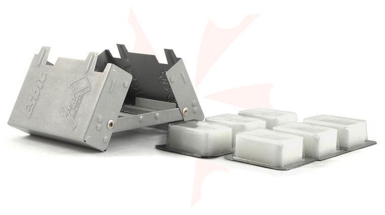 Esbit Small Foldable Pocket Stove with 6 Fuel Cubes (14 g)