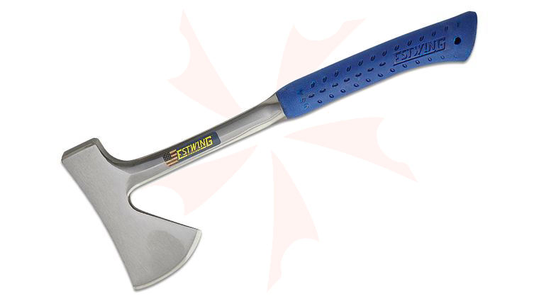 Estwing Camper's Axe 17.625 inch Overall, Blue Nylon Sheath