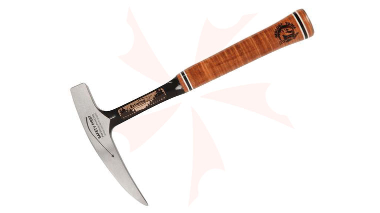 Estwing Special Edition Rock Pick 13 inch Overall, Stacked Leather Handle, No Sheath