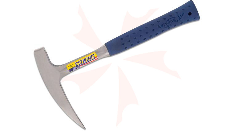 Estwing Rock Pick 13 inch Overall, Blue Shock Reduction (Zytel) Handle, No Sheath
