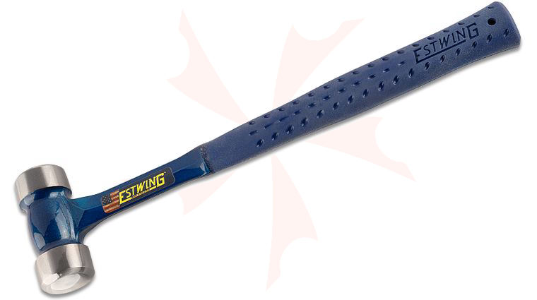 Estwing Farrier's Rounding Hammer, 41 oz., 19 inch Overall, Blue Shock Reduction Grip Handle