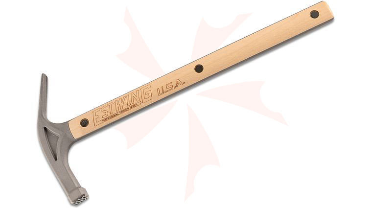 Estwing Farrier's Driving Hammer, Milled Face, 16 inch Overall, Maple Wood Handle