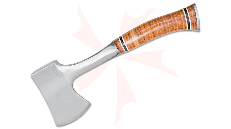 Estwing Sportsman Axe 11.5 inch Overall, Stacked Leather Handle, Nylon Sheath