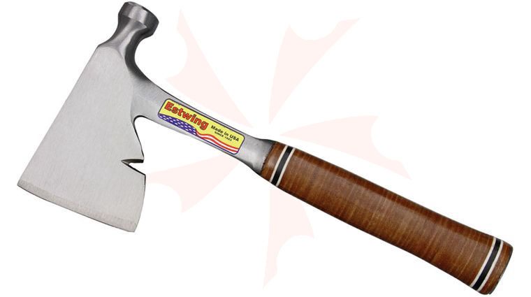 Estwing Carpenter's Hatchet 13 inch Overall, Leather Grip Handle (E2H)