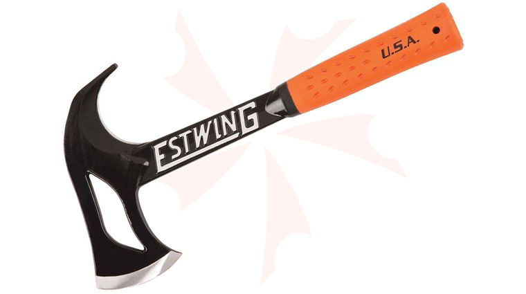 Estwing Hunter's Axe with Gut Hook 14.25 inch Overall, Nylon Sheath