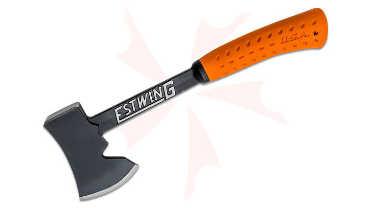 Estwing 15 inch Camper's Axe, Orange, Nylon Sheath