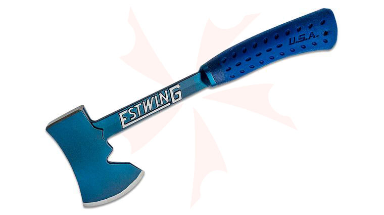 Estwing 15 inch Camper's Axe, Blue, Nylon Sheath
