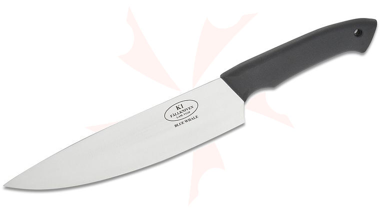Fallkniven K1 Blue Whale Chef's Knife 8 inch VG10 Blade, Thermorun Handle