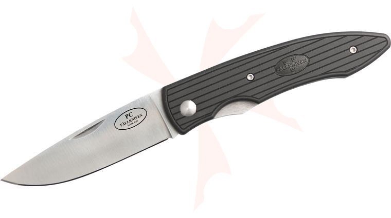Fallkniven PC Folding Knife 2.87 inch Laminate Cobalt Steel Blade, Grilon Handles