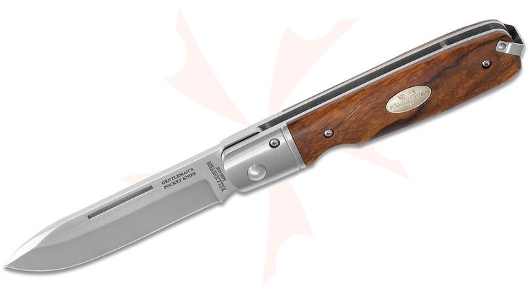 Fallkniven GPdi Gentleman's Pocket Knife 3 inch Laminated CoS Blade, Desert Ironwood Handles
