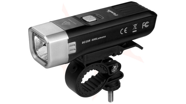 Fenix BC25R Rechargeable LED Bike Light, Black, 600 Max Lumens