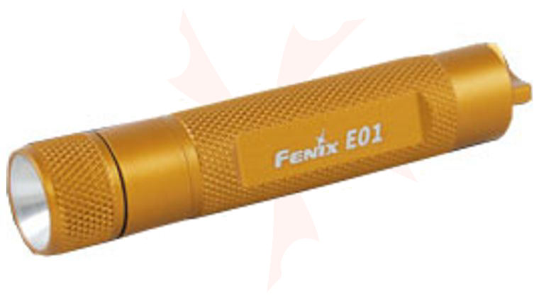 fenix e01 led flashlight Fenix E01 Mini LED Keychain Flashlight, Gold, 13 Lumens - KnifeCenter -  E01GD