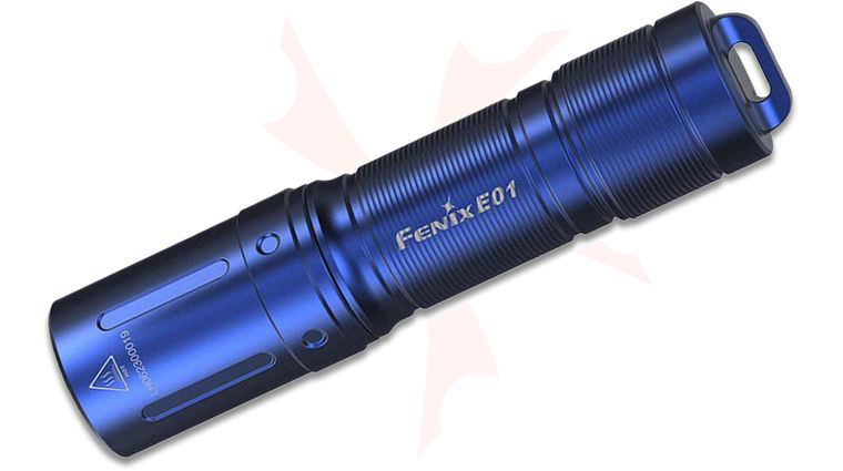 Fenix E01 V2.0 LED Keychain Flashlight, Blue, 100 Max Lumens