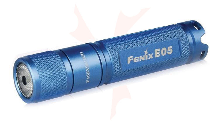 fenix e05 flashlight Fenix E05 LED Flashlight, Blue, 27 Lumens - KnifeCenter - E05R3BL