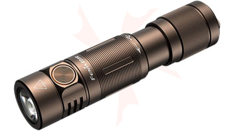 Fenix E05R Rechargeable LED Flashlight, Brown, 400 Lumens - KnifeCenter -  FX-E05R-BROWN
