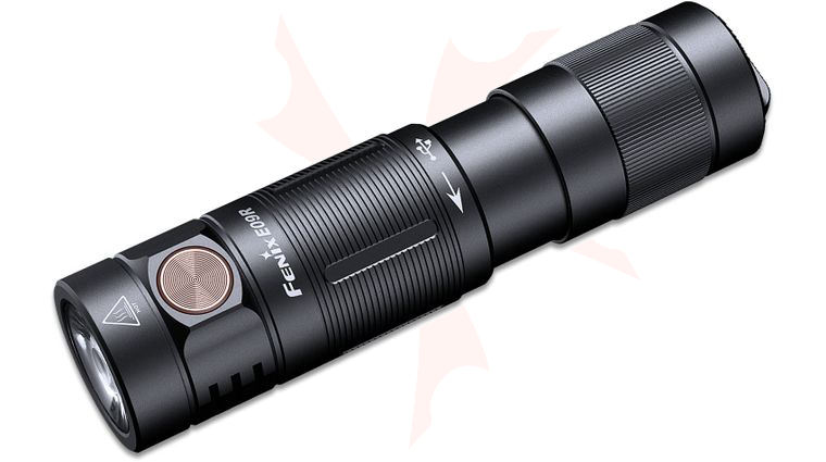 Fenix E09R Rechargeable LED EDC Flashlight, Black, 600 Lumens