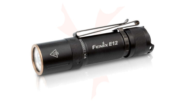Fenix E12 V2.0 Ultra Compact AA LED Flashlight, Black, 160 Max Lumens