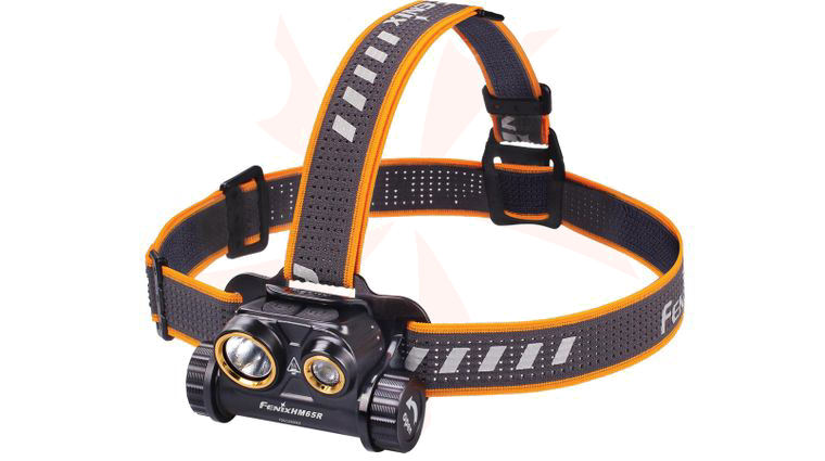 Fenix HM65R Rechargeable LED Headlamp, Black, 1400 Max Lumens