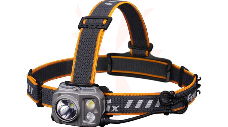 Fenix HP25R V2.0 Rechargeable LED Headlamp, Gray, 1600 Max Lumens