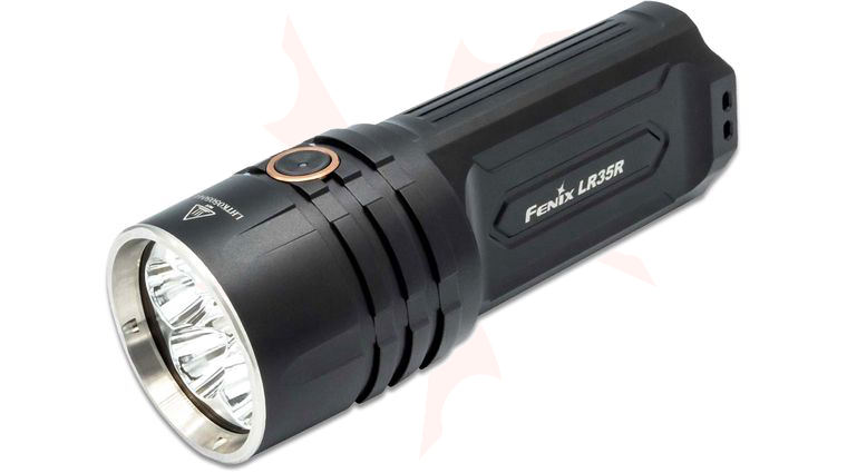 Fenix LR35R High-Performance Rechargeable LED Flashlight, Black, 10,000 Max Lumens