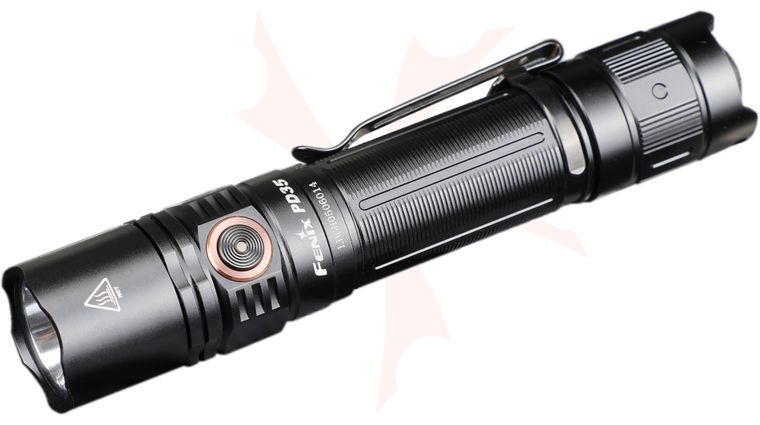 Fenix PD35 V3.0 LED Flashlight, Black, 1700 Max Lumens