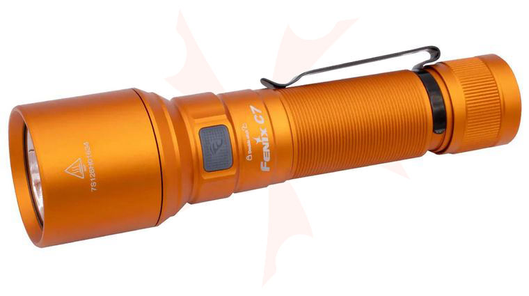 Fenix C7 Rechargeable Flashlight, Orange, 3000 Max Lumens
