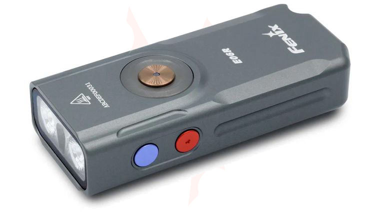 Fenix E06R All Metal Compact LED Keychain Flashlight, Gray, 700 Lumens