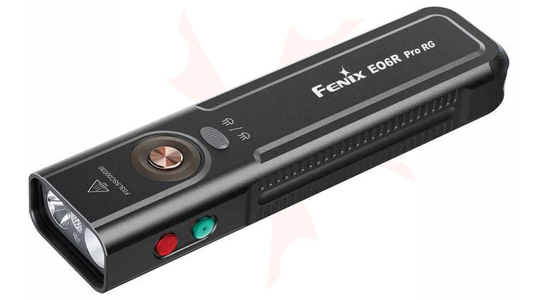 Fenix E06R Pro RG All Metal LED Flat Flashlight, Black, 1,600 Lumens