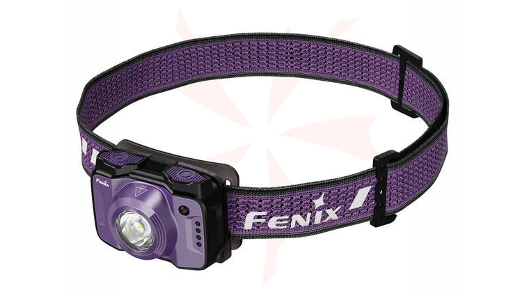 Fenix HL12RV2 Rechargeable LED Headlamp, Purple, 500 Max Lumens