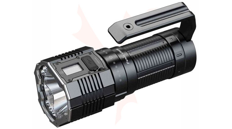Fenix LR60R Rechargeable LED Search Flashlight, Black, 21,000 Max Lumens