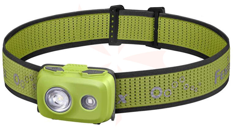 Fenix HL16 Lighweight LED Headlamp, Green, 450 Max Lumens
