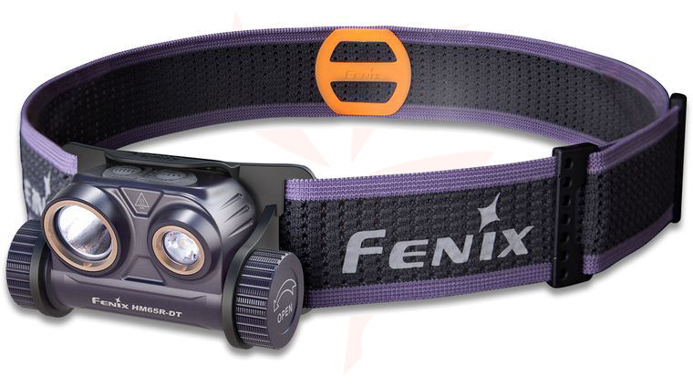 Fenix HM65R-DT Rechargeable LED Headlamp, Dark Purple, 1500 Max Lumens