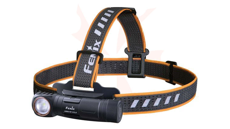Fenix HM61R V2.0 Rechargeable LED Headlamp, Black, 1600 Max Lumens