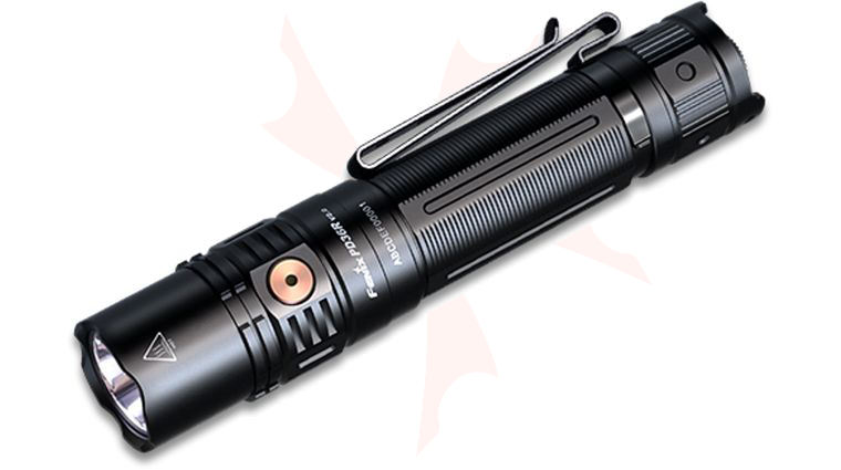Fenix PD36Rv2 USB Type-C Rechargeable LED Flashlight, Black, 1700 Max Lumens