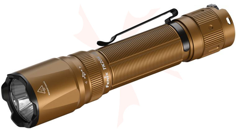 Fenix TK20R-UE-GRAY Tactical Rechargeable LED Flashlight, Tan, 2800 Max Lumens