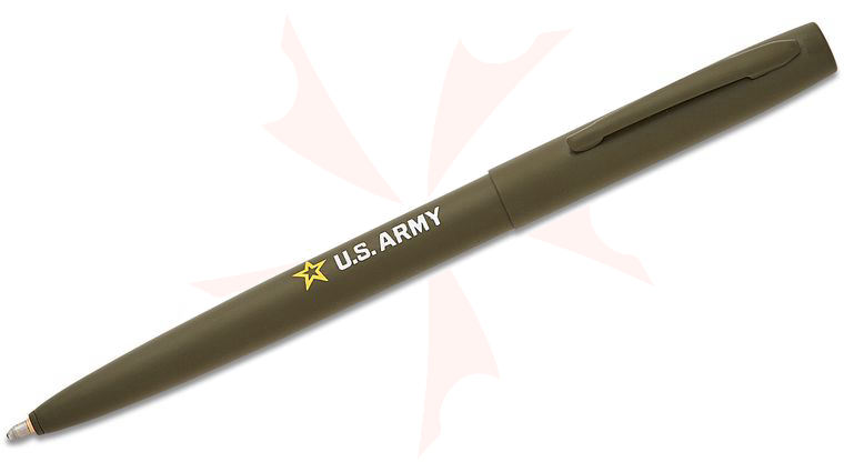 Fisher Space Pen OD Green Cerakote Retractable Cap-O-Matic Pen, U.S. Army Star
