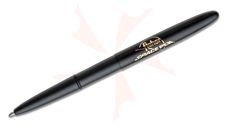 Fisher Matte Black Bullet Space Pen with Fisher Space Pen Logo