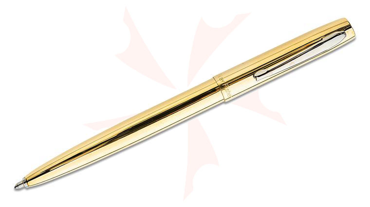 Fisher Space Pen Raw Brass Cap-O-Matic Space Pen w/ Pocket Clip
