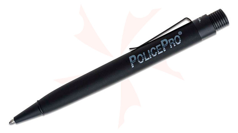 Fisher Space Pen Police Pro Zero Gravity Pen w/ Matte Black Rubberized Handle, Gift Box