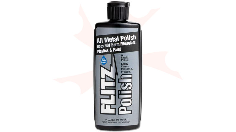Flitz LQ-04535 Liquid Metal Polish - 3.4 oz. Bottle