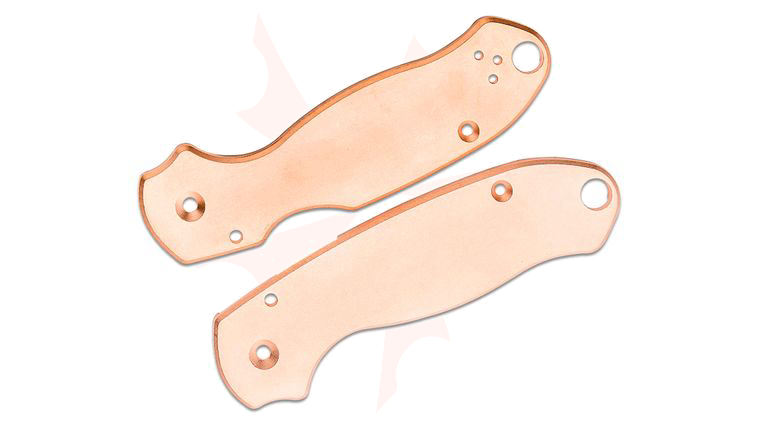 Flytanium Copper Scales for Spyderco Para 3, Antique Stonewash, Knife Not Included