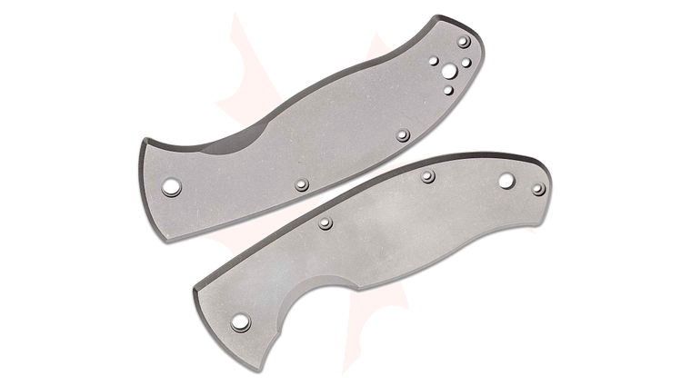 Flytanium Titanium Scales for Spyderco Tenacious, Stonewash, Knife Not Included