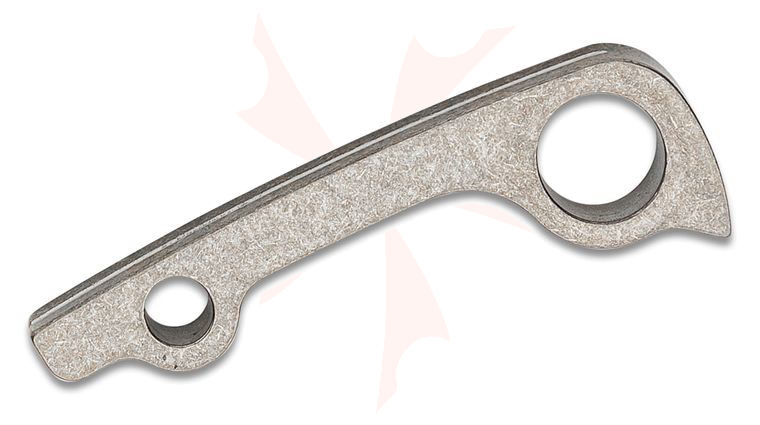 Flytanium Titanium Backspacer for Spyderco Paramilitary 2, Stonewash, Knife Not Included