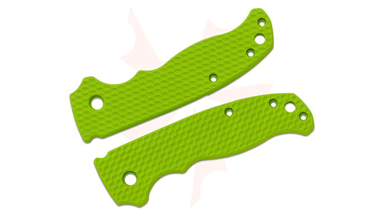 Flytanium Wavelength Lime Green G10 Scales for Demko AD20.5, Knife Not Included